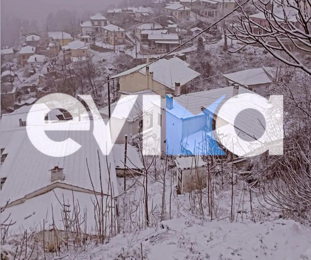 Πού θα χιονίσει τις επόμενες ώρες στην Εύβοια – Νέο έκτακτο δελτίο της ΕΜΥ