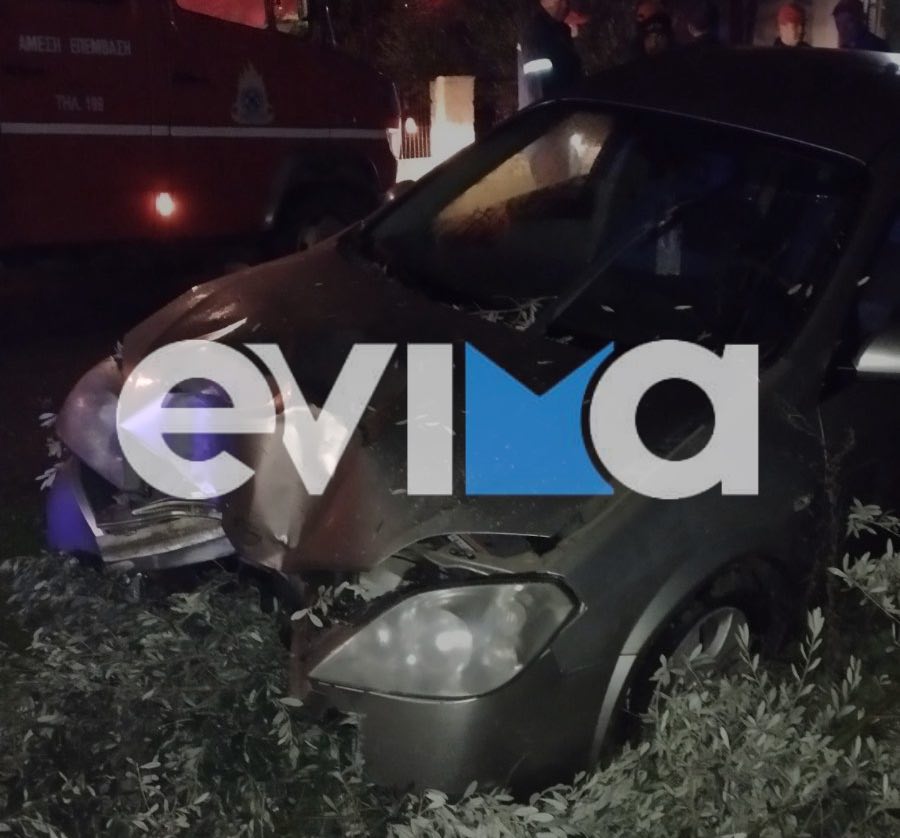 Σοβαρό τροχαίο στην Εύβοια: Αυτοκίνητο καρφώθηκε σε κολόνα – Ένας τραυματίας (εικόνες)