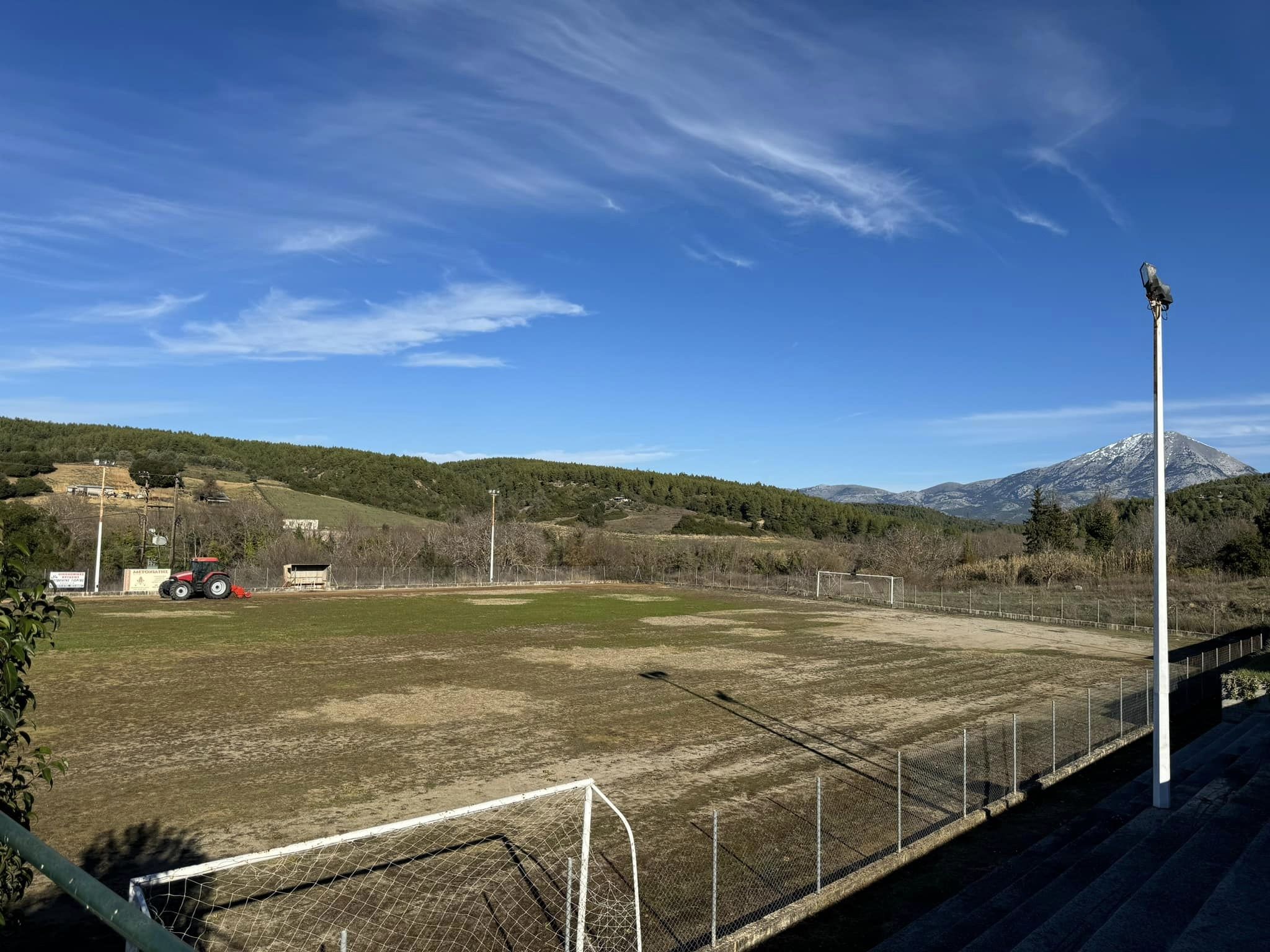 Νέο έργο σε γήπεδο στην Εύβοια – Πού τοποθετείται χλοοτάπητας