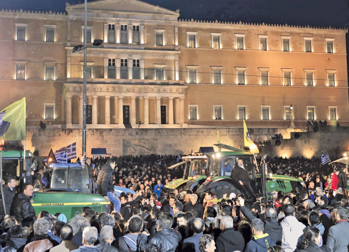 Εύβοια: Οι αγρότες ζεσταίνουν τα τρακτέρ και… γκαζώνουν για Αθήνα