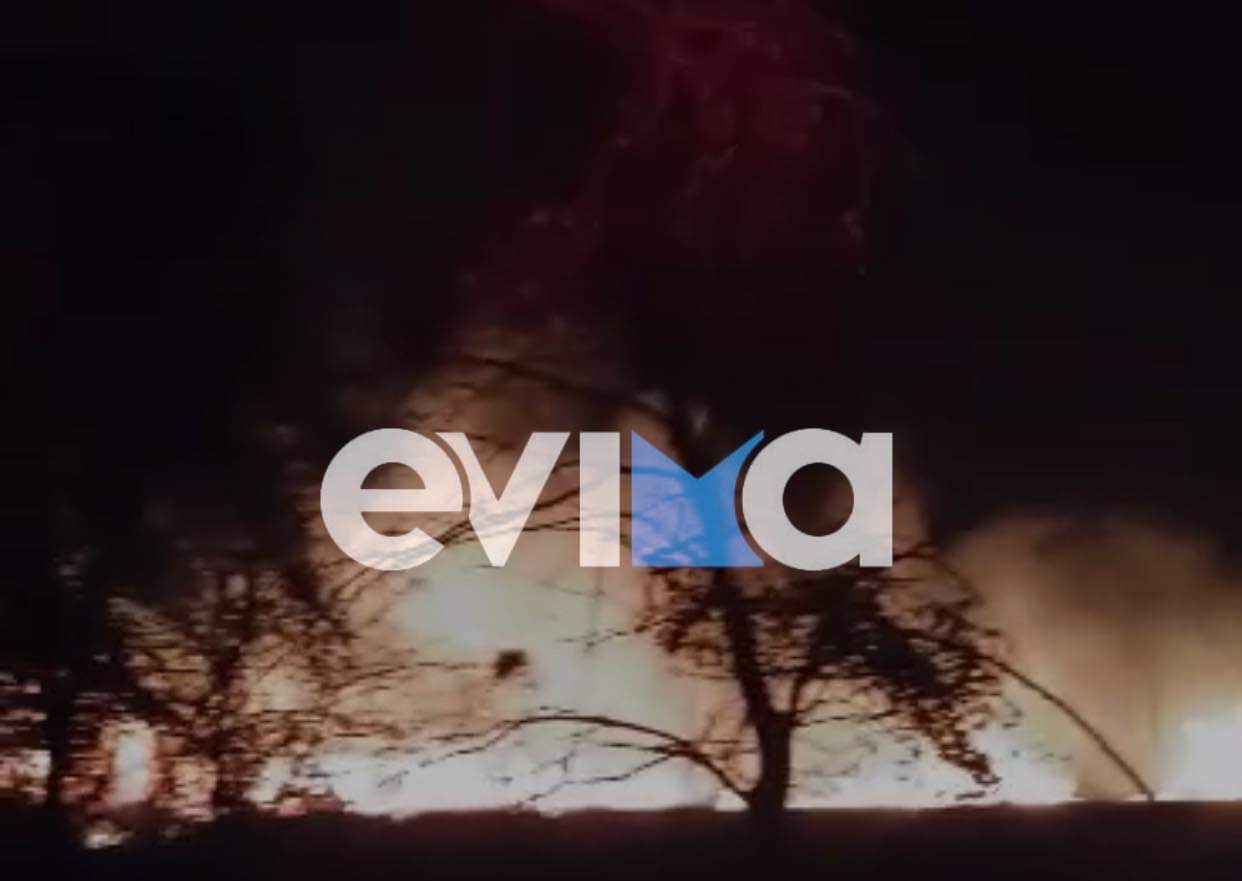 Μεγάλη φωτιά στην Εύβοια – Καίγεται το Λιβάρι – Οι πρώτες εικόνες