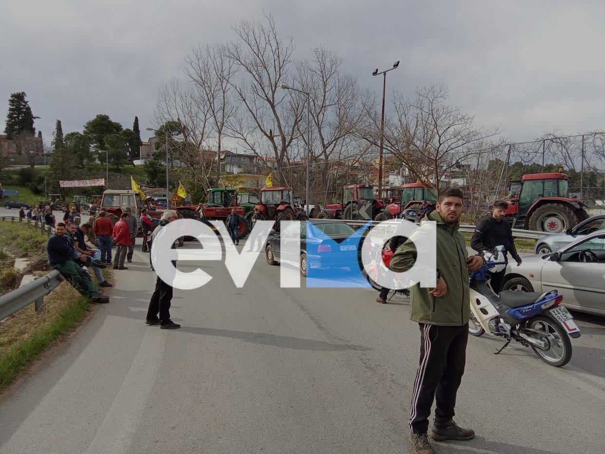 Κατεβαίνουν με τα τρακτέρ στην Αθήνα οι αγρότες – Κλείνουν δρόμους στην Εύβοια