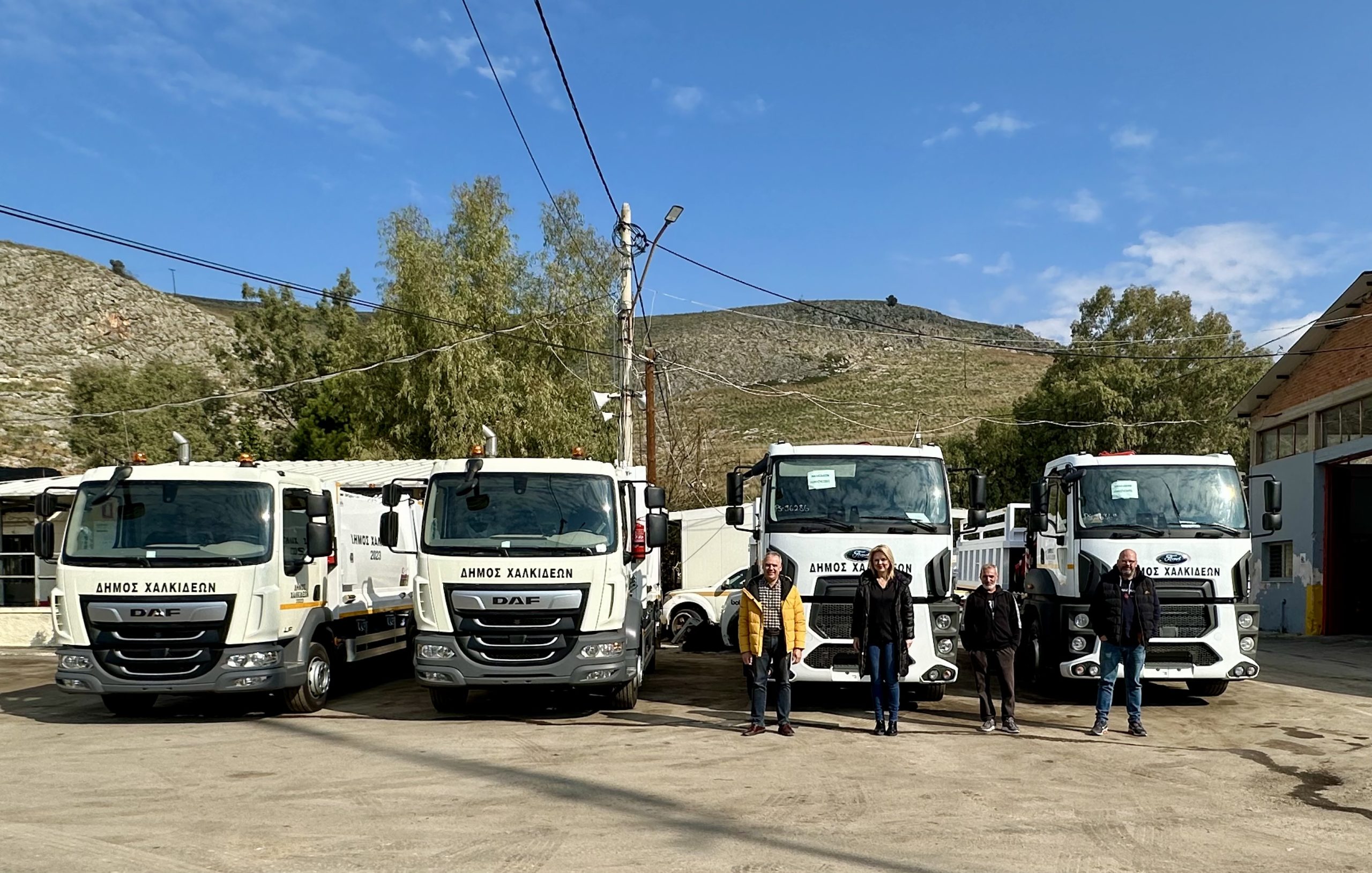 Εύβοια: Παρέλαβε νέα φορτηγά και απορριμματοφόρα ο μεγαλύτερος δήμος