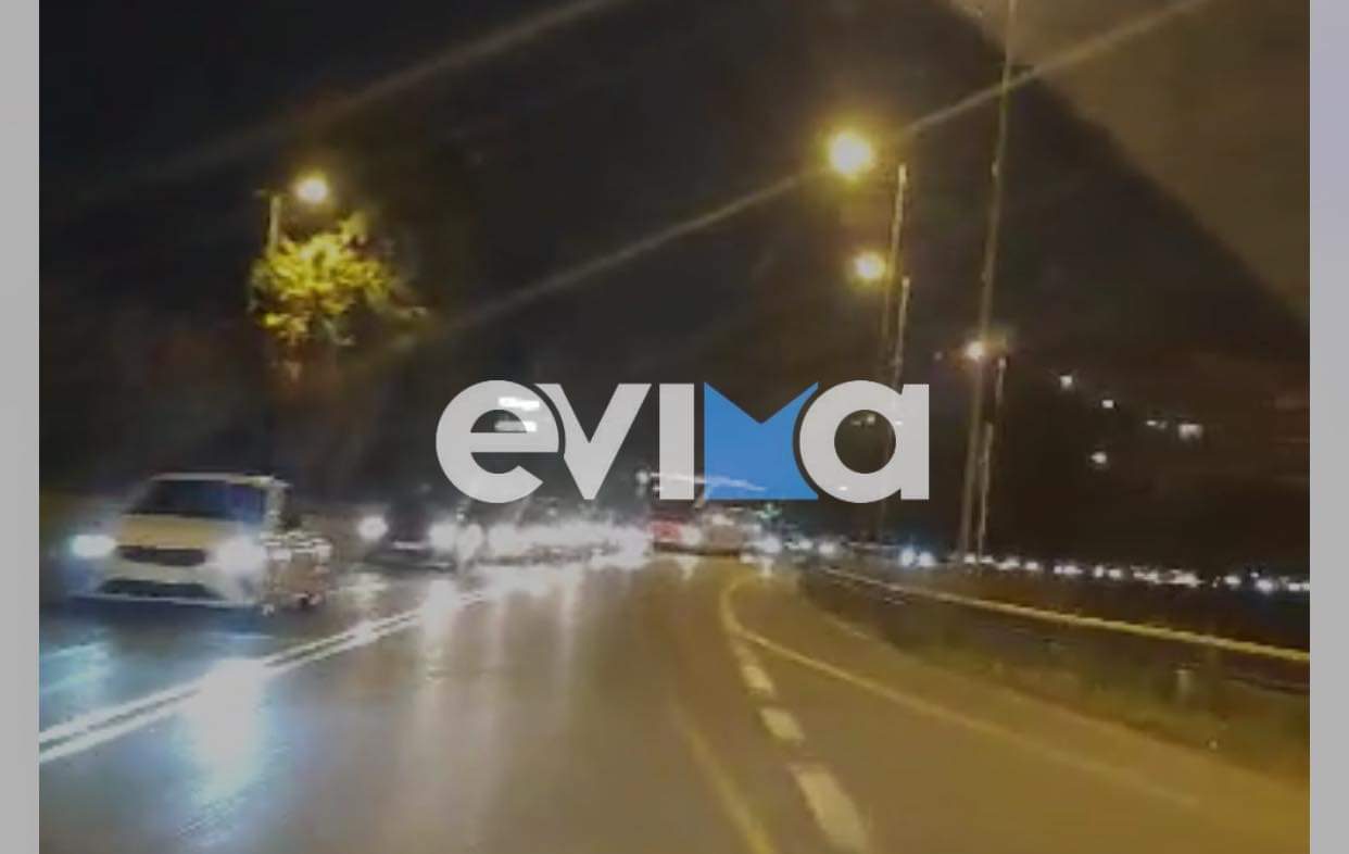 Χάος στους δρόμους της Εύβοιας: Σταματημένα τα αμάξια από το Βασιλικό έως την υψηλή γέφυρα Χαλκίδας (pics&vid)