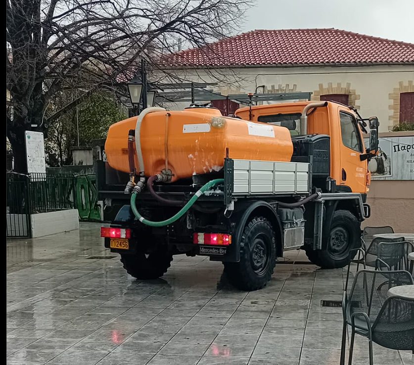 Εύβοια: Τα έργα δεν σταματάνε ούτε από τη βροχή