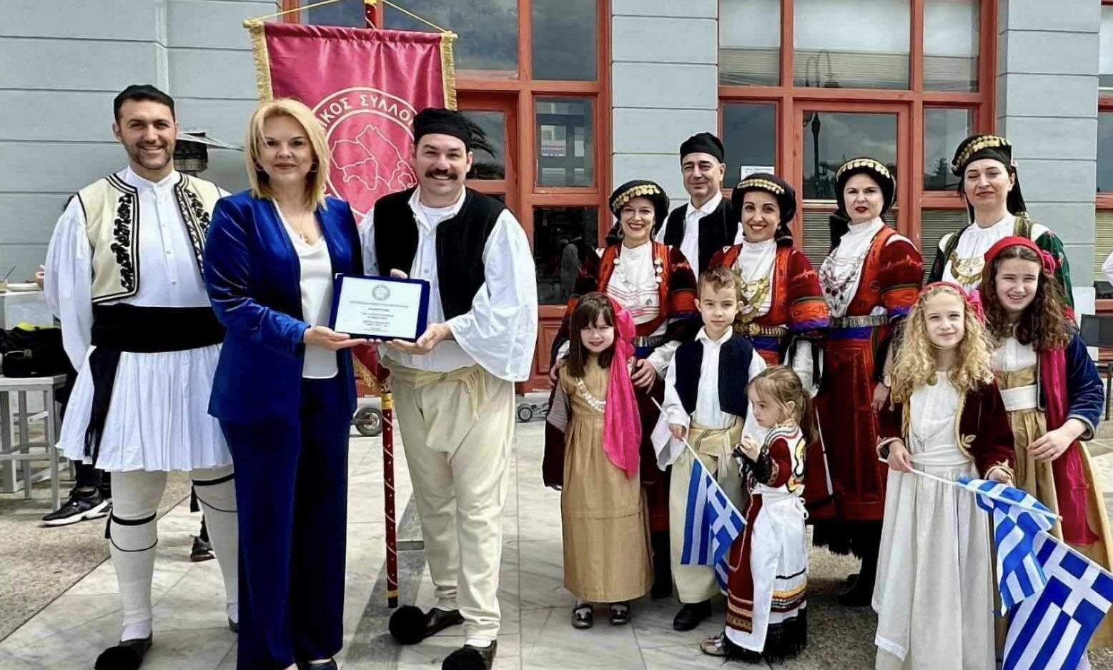 Εύβοια: Επίτιμο μέλος του Πανθεσσαλικού Συλλόγου Εύβοιας η Δήμαρχος Χαλκιδέων