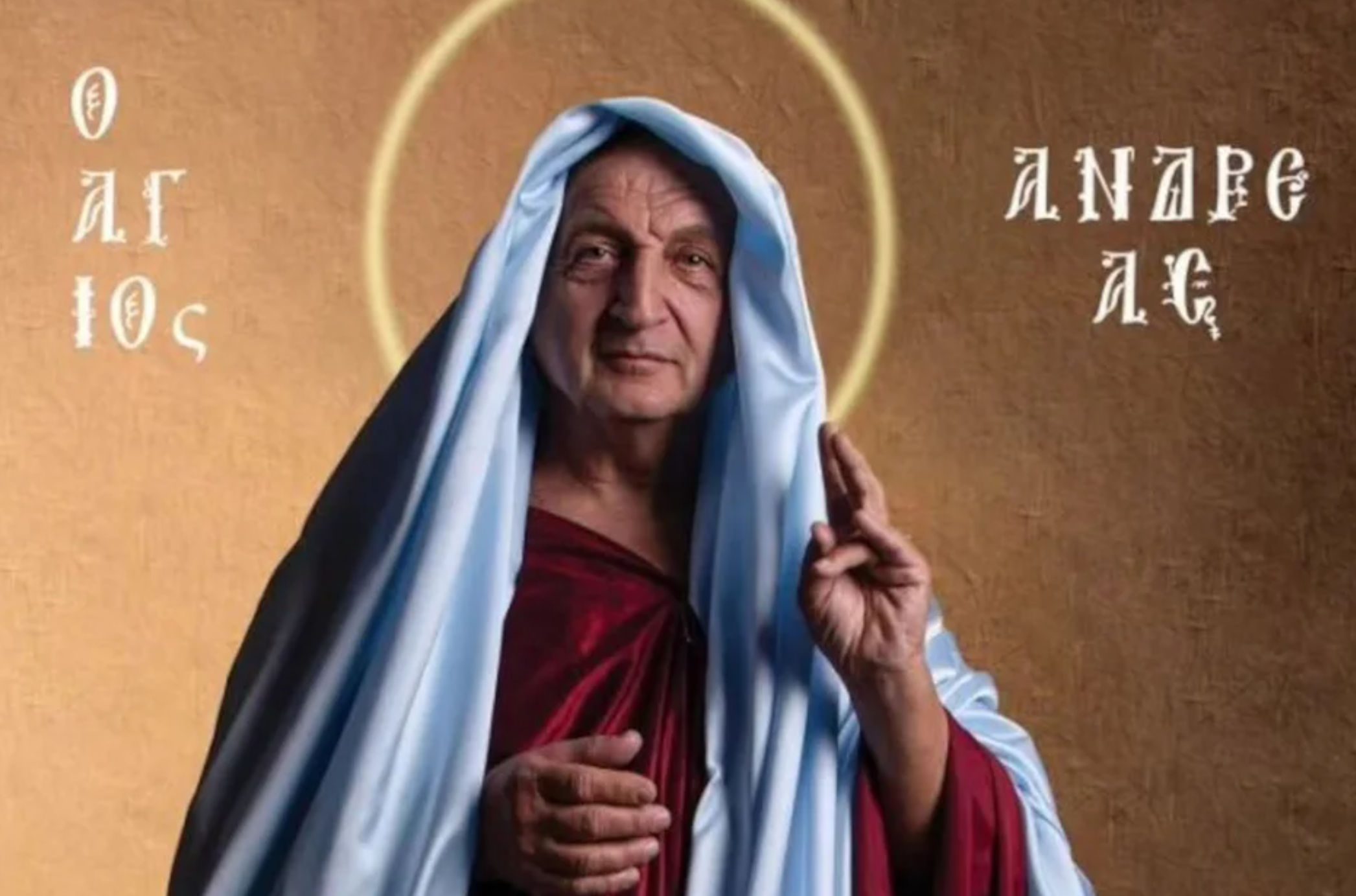 Οι 12 Απόστολοι: Ο Μπιμπίλας και Έλληνες ηθοποιοί ποζάρουν ως μαθητές του Χριστού