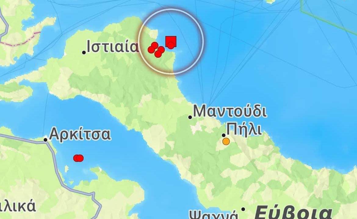 Δυνατός σεισμός στην Ιστιαία Ευβοίας – Που ήταν το επίκεντρο – Τι λένε κάτοικοι στο evima.gr