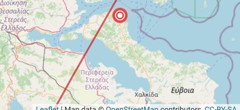 «Κουνιέται» η Βόρεια Εύβοια – Νέος δυνατός σεισμός τώρα