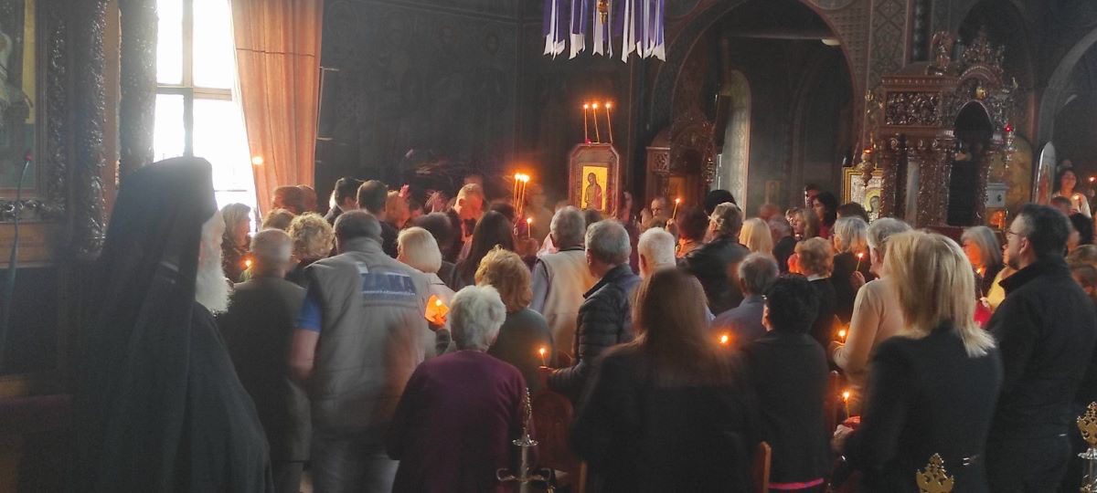 Εύβοια: Συγκίνησε τους πιστούς το κήρυγμα του Μητροπολίτη Χαλκίδος στην Ακολουθία του Νυμφίου
