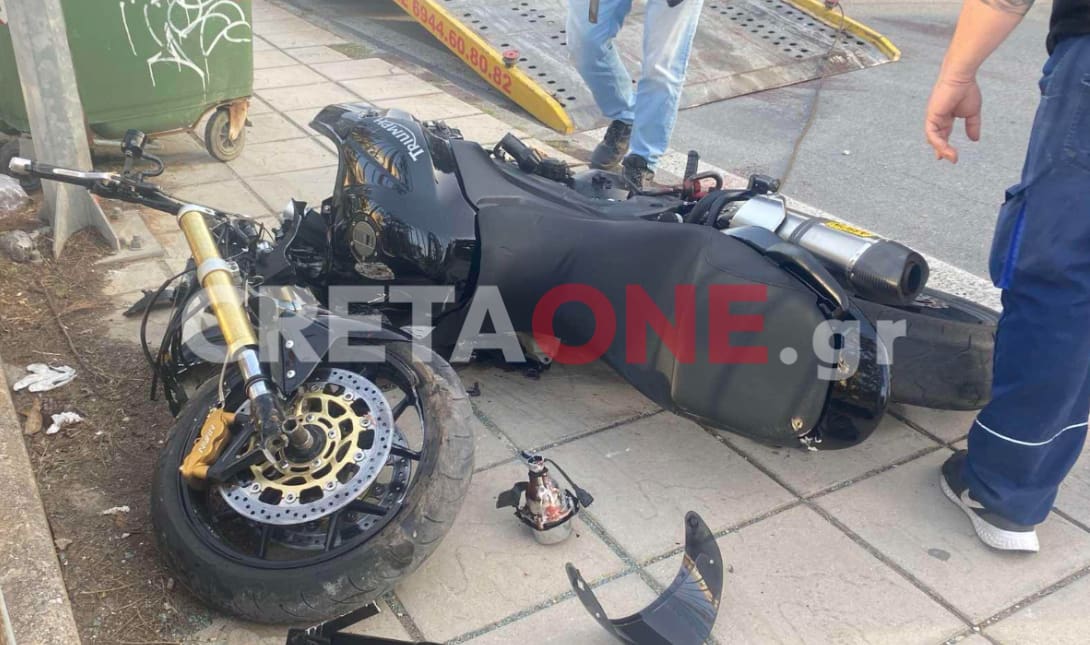 Σκοτώθηκε σε τροχαίο 26χρονος οδηγός μηχανής στην Κρήτη