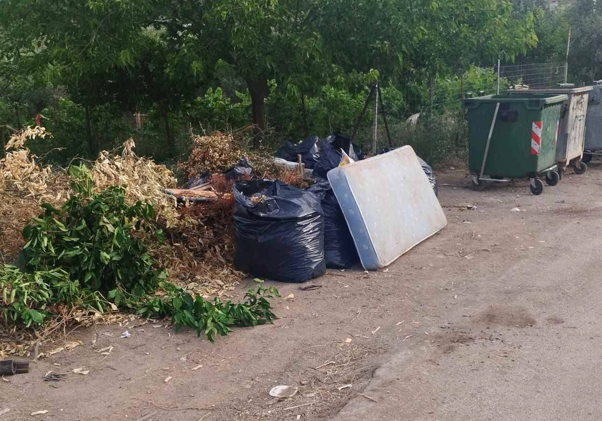 Εύβοια: Ασυνείδητοι πολίτες «έφτιαξαν» σκουπιδότοπο δίπλα από τους κάδους