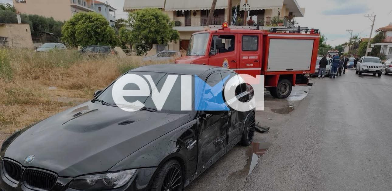 Τροχαίο στην Χαλκίδα: Σφοδρή καραμπόλα τεσσάρων οχημάτων (εικόνες)