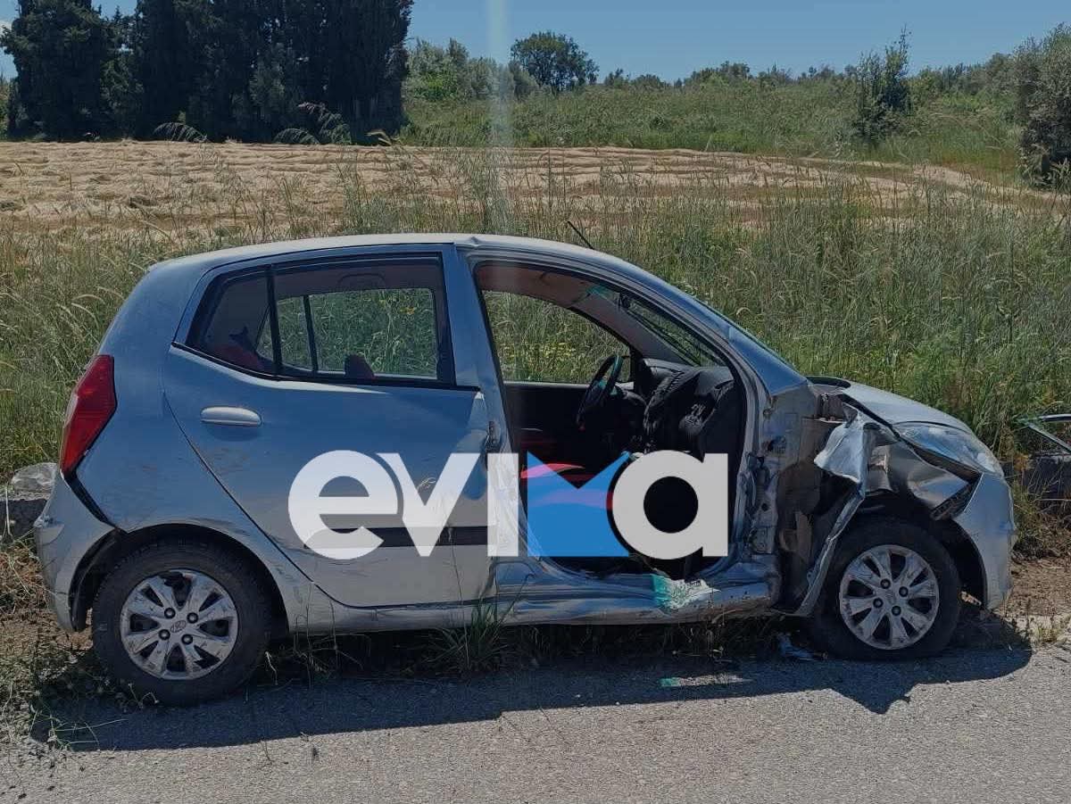 Τροχαίο στην Εύβοια με εγκλωβισμό ηλικιωμένου