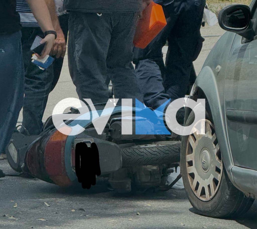 Σφοδρό τροχαίο στη Χαλκίδα: Μηχανή συγκρούστηκε με ΙΧ – Στο νοσοκομείο ένας τραυματίας