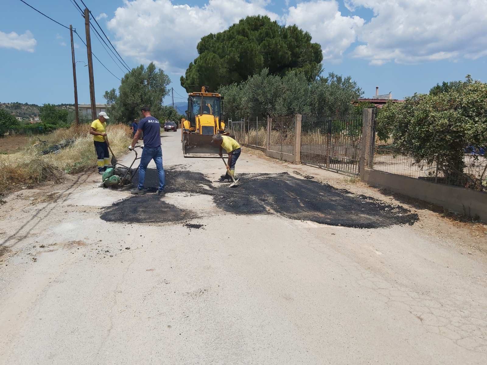 Συνεχείς εργασίες του δήμου Χαλκιδέων στην Αρτάκη
