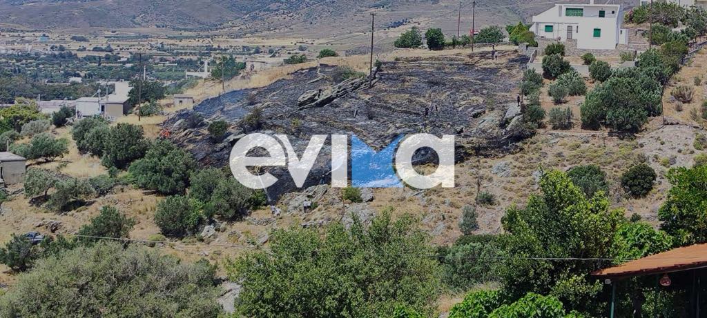 Υπό έλεγχο η φωτιά στην Κάρυστο Υπό έλεγχο η φωτιά στην Κάρυστο