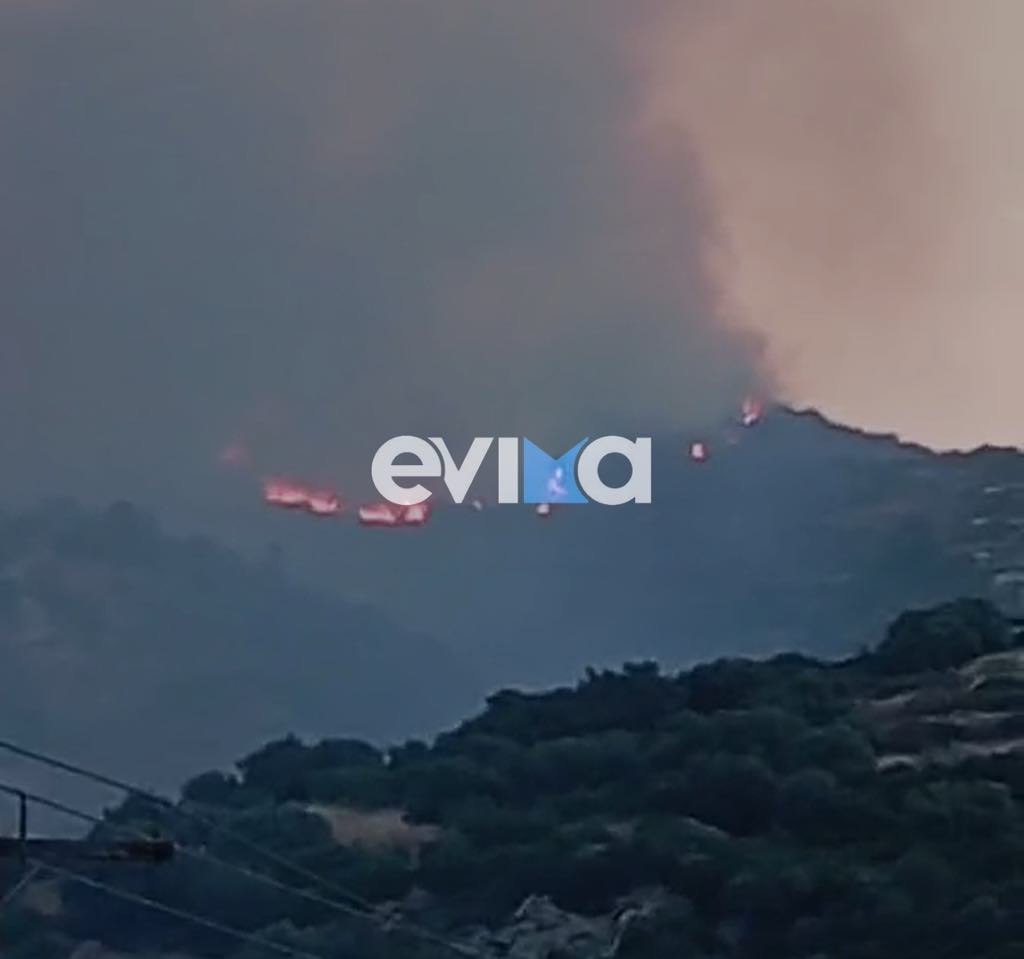 Μεγάλη φωτιά στην Εύβοια – Εκκενώθηκε ξενοδοχείο, μήνυμα του 112 στους κατοίκους Μεγάλη φωτιά στην Εύβοια – Εκκενώθηκε ξενοδοχείο, μήνυμα του 112 στους κατοίκους