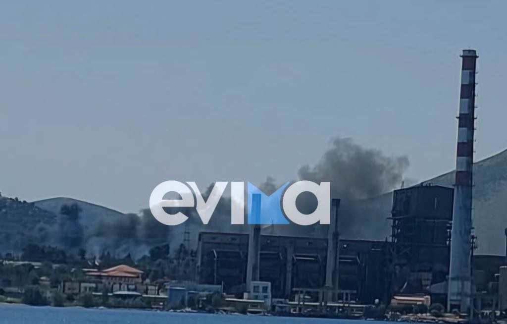 Εύβοια: Σε απόσταση αναπνοής η φωτιά από το εργοστάσιο – Βίντεο Εύβοια: Σε απόσταση αναπνοής η φωτιά από το εργοστάσιο – Βίντεο