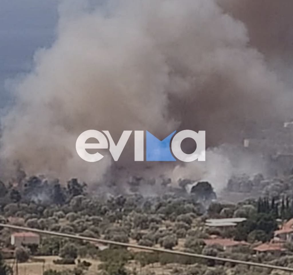 Μεγάλη φωτιά στην Εύβοια: Ήχησε το 112 στους κατοίκους Μεγάλη φωτιά στην Εύβοια: Ήχησε το 112 στους κατοίκους