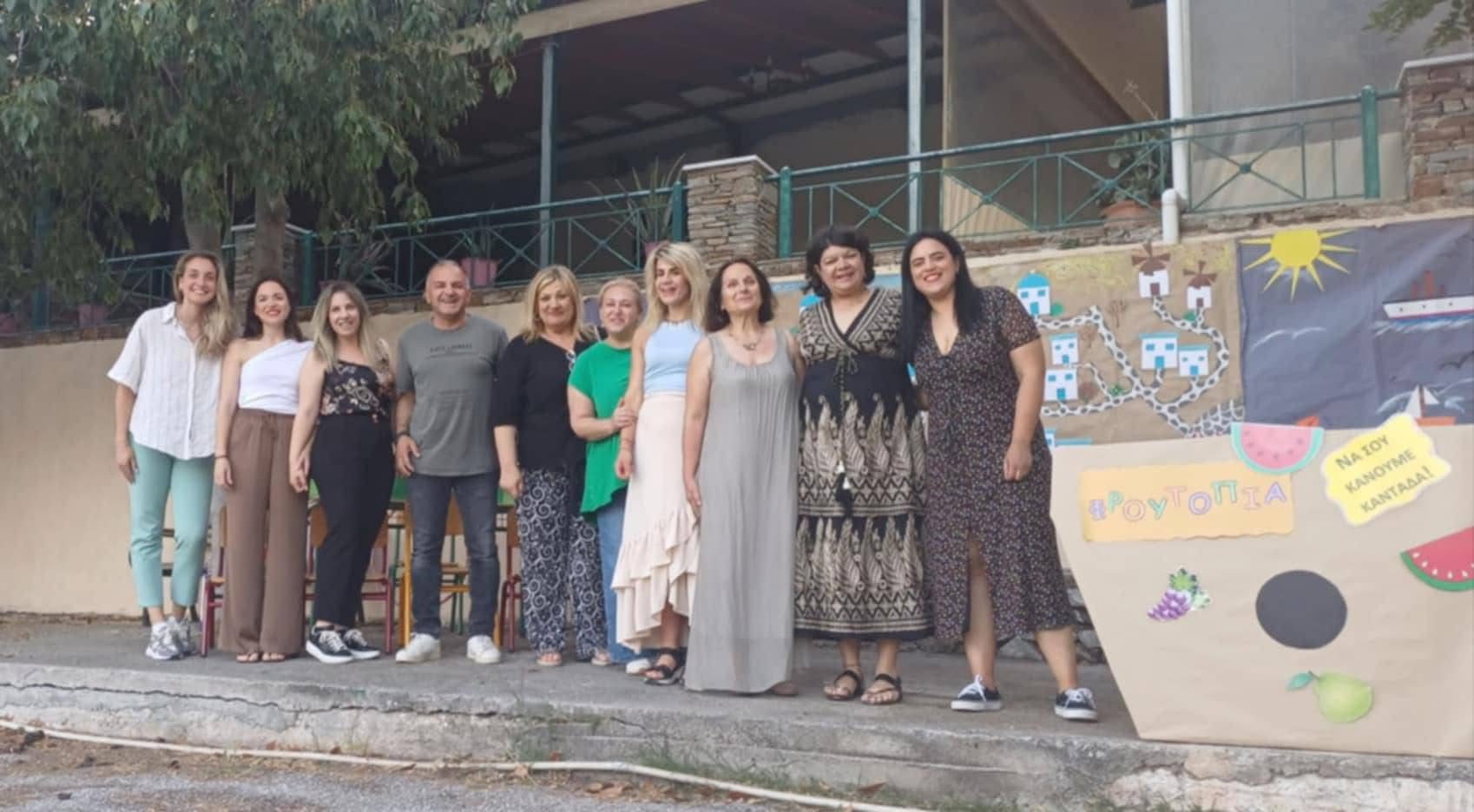 Πανταχού παρούσα η αντιδήμαρχος Παιδείας του Δήμου Κύμης Αλιβερίου!