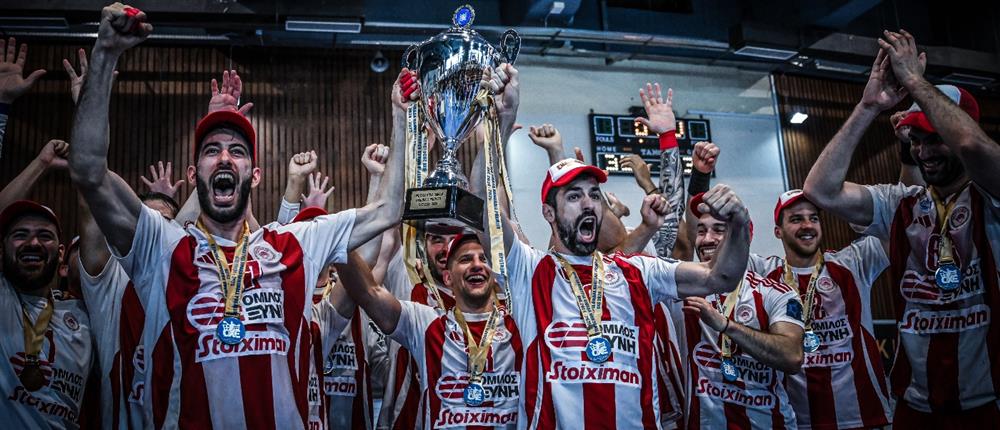 Ο Ολυμπιακός πρωταθλητής στη Handball Premier Ο Ολυμπιακός πρωταθλητής στη Handball Premier
