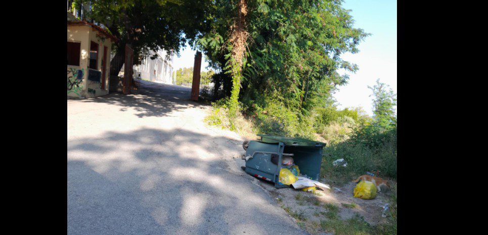 Ντροπή: Βανδαλισμός σε σχολείο στην Εύβοια – Πέταξαν κάδους σε γκρεμό Ντροπή: Βανδαλισμός σε σχολείο στην Εύβοια – Πέταξαν κάδους σε γκρεμό