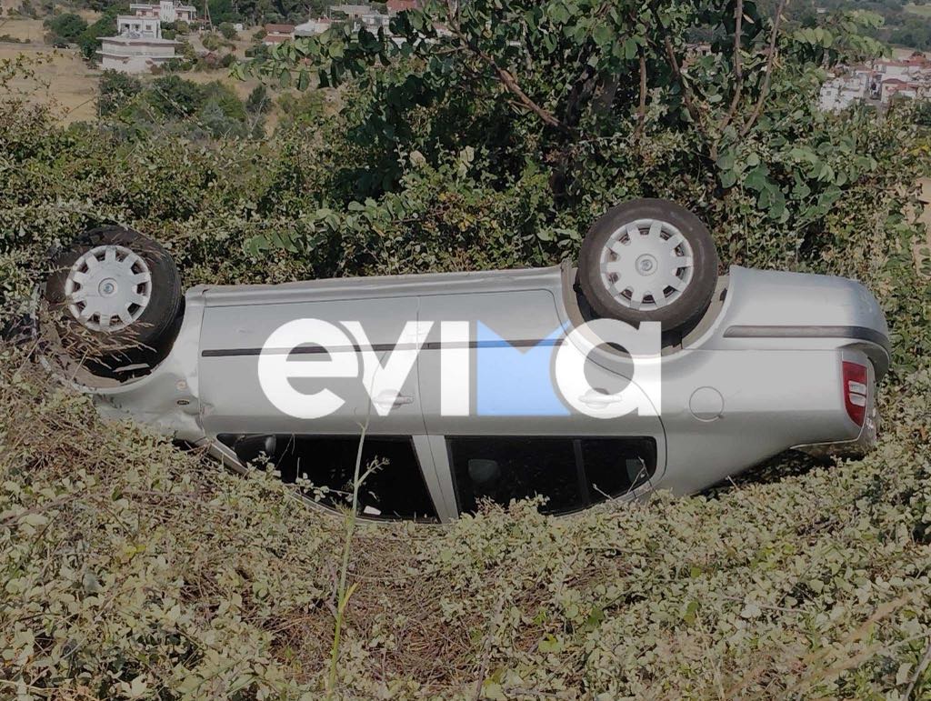 Σοβαρό τροχαίο στην Εύβοια: Αυτοκίνητο αναποδογύρισε και βρέθηκε σε χωράφι Σοβαρό τροχαίο στην Εύβοια: Αυτοκίνητο αναποδογύρισε και βρέθηκε σε χωράφι