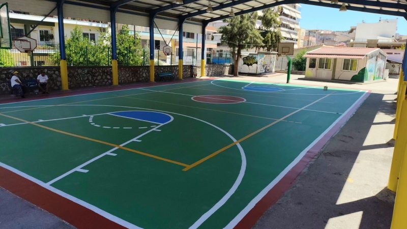 Αυτό το σχολείο της Εύβοιας απέκτησε νέο γηπεδάκι μπάσκετ Αυτό το σχολείο της Εύβοιας απέκτησε νέο γηπεδάκι μπάσκετ
