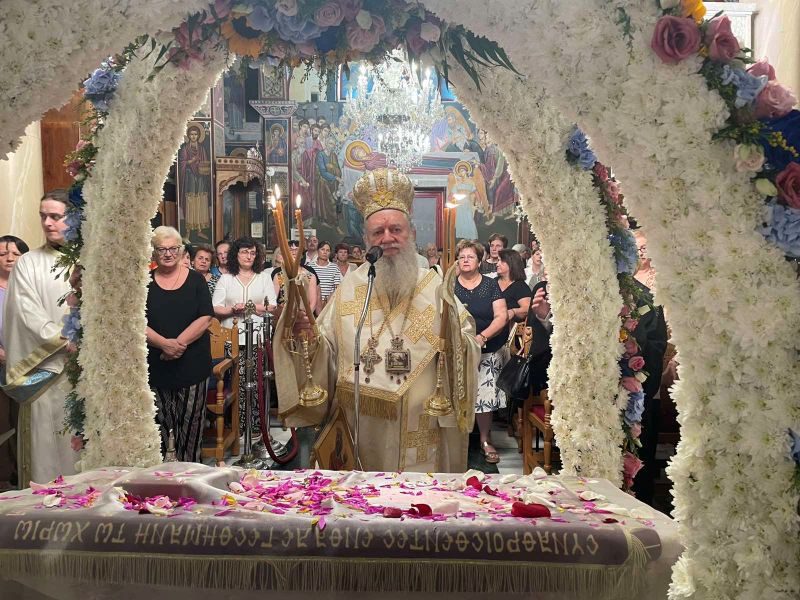 Εύβοια: Πλήθος πιστών σε αγρυπνία για την Παναγία την Φανερωμένη