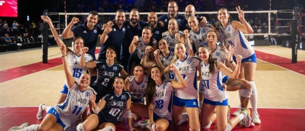 Εντυπωσιακή νίκη για την Εθνική βόλεϊ γυναικών Εντυπωσιακή νίκη για την Εθνική βόλεϊ γυναικών