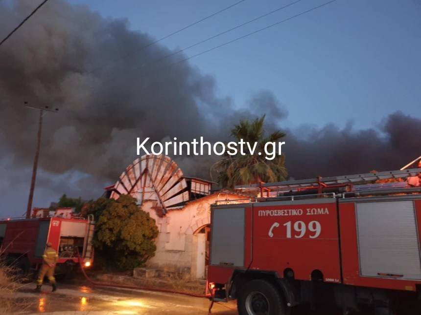 Φωτιά σε εγκαταλελειμμένο κτίριο στο Κιάτο – Ήχησε το 112 για τους καπνούς Φωτιά σε εγκαταλελειμμένο κτίριο στο Κιάτο – Ήχησε το 112 για τους καπνούς