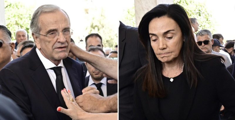 Ράγισαν καρδιές στην κηδεία της Λένας – Δίπλα της μέχρι τέλους ο Αντώνης και η Γεωργία Σαμαρά Ράγισαν καρδιές στην κηδεία της Λένας – Δίπλα της μέχρι τέλους ο Αντώνης και η Γεωργία Σαμαρά