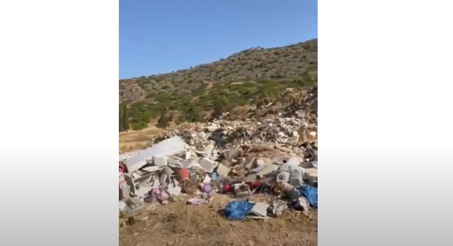 Σάλος στην Εύβοια: Καταγγελία για ανεξέλεγκτη χωματερή – Βίντεο