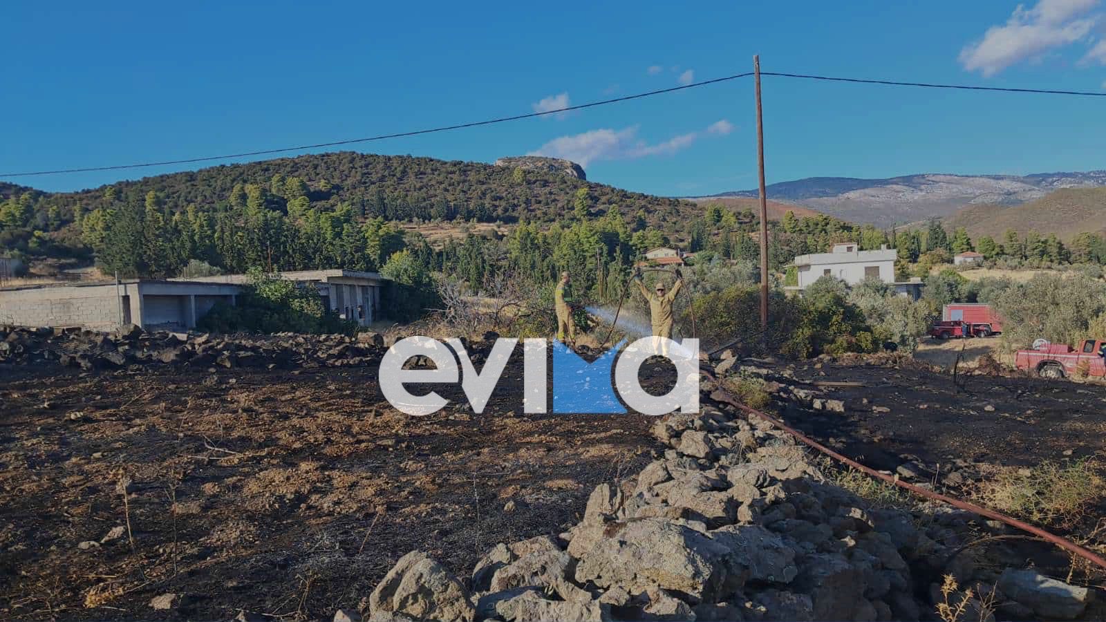 Νέα φωτιά τώρα στην Εύβοια