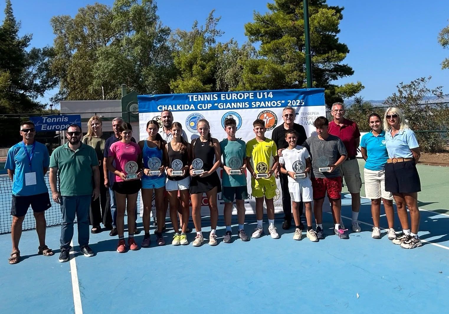 Ολοκληρώθηκε το πρωτάθλημα Tennis Europe Juniors Tour U14 – Chalkida Cup “Giannis Spanos” Ολοκληρώθηκε το πρωτάθλημα Tennis Europe Juniors Tour U14 – Chalkida Cup “Giannis Spanos”