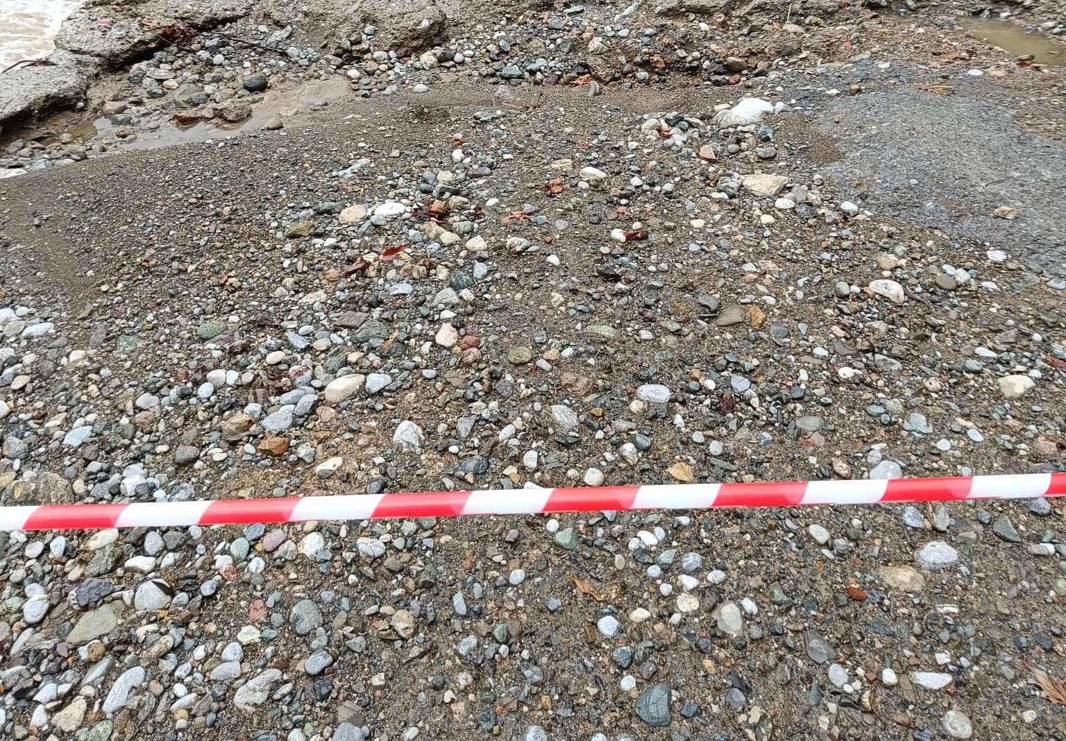 Αυτός ο δρόμος κλείνει προσωρινά στην Εύβοια Αυτός ο δρόμος κλείνει προσωρινά στην Εύβοια