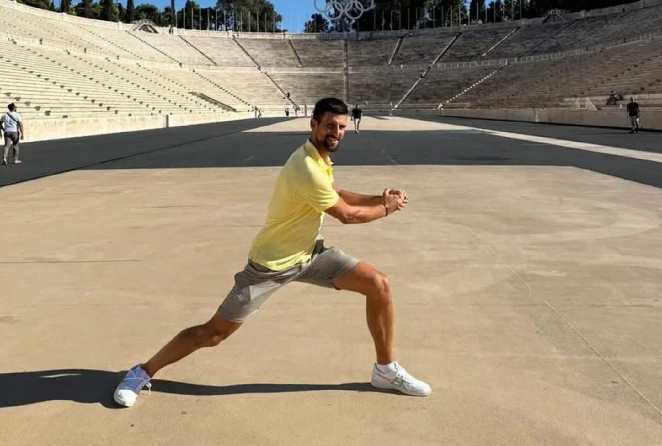 Ο Αθηναίος Νόβακ Τζόκοβιτς βόλταρε στο Καλλιμάρμαρο Ο Αθηναίος Νόβακ Τζόκοβιτς βόλταρε στο Καλλιμάρμαρο
