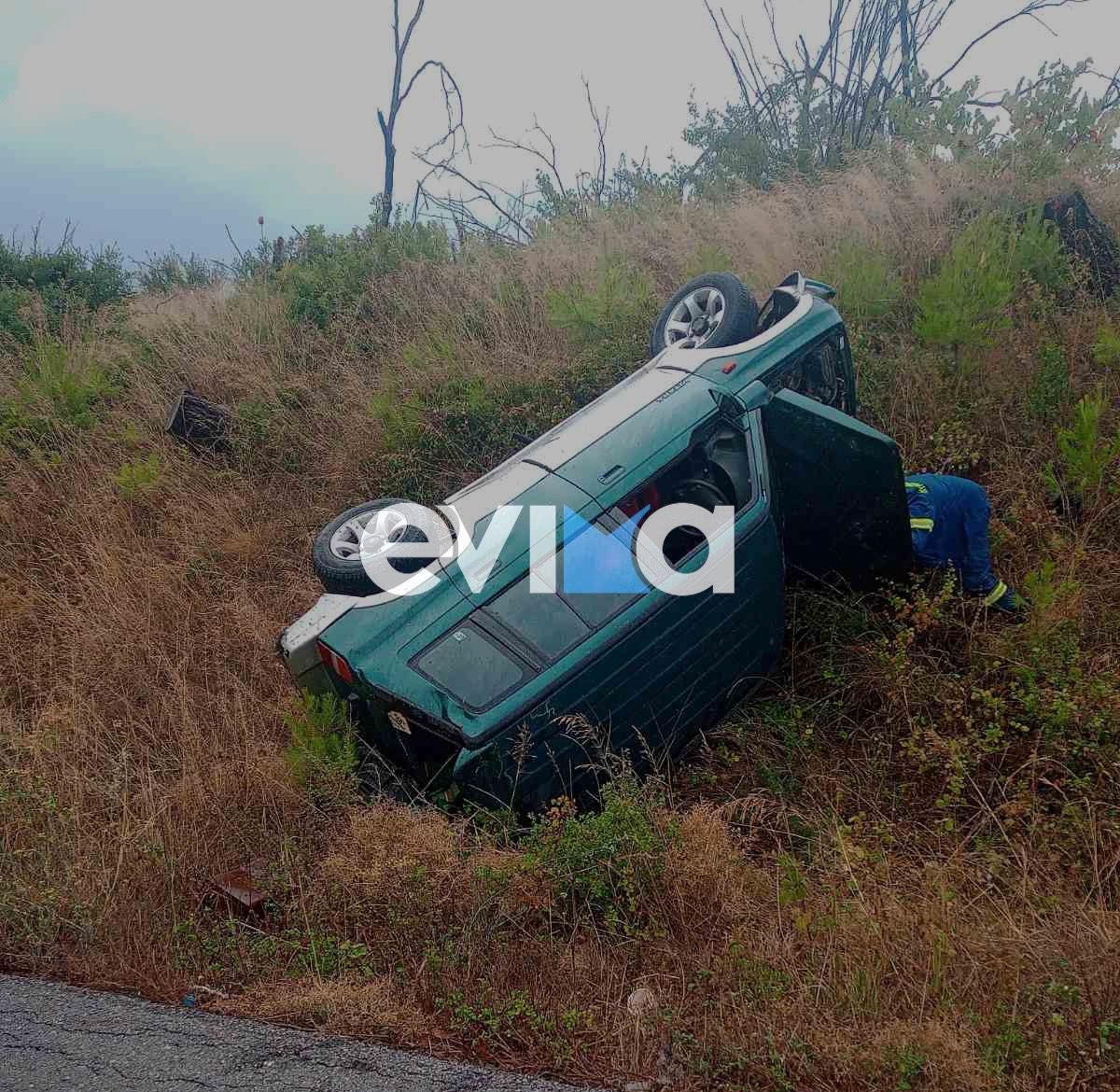 Σοβαρό τροχαίο τώρα στην Εύβοια: Τζιπ τούμπαρε και βρέθηκε σε χωράφι – Εικόνες Σοβαρό τροχαίο τώρα στην Εύβοια: Τζιπ τούμπαρε και βρέθηκε σε χωράφι – Εικόνες