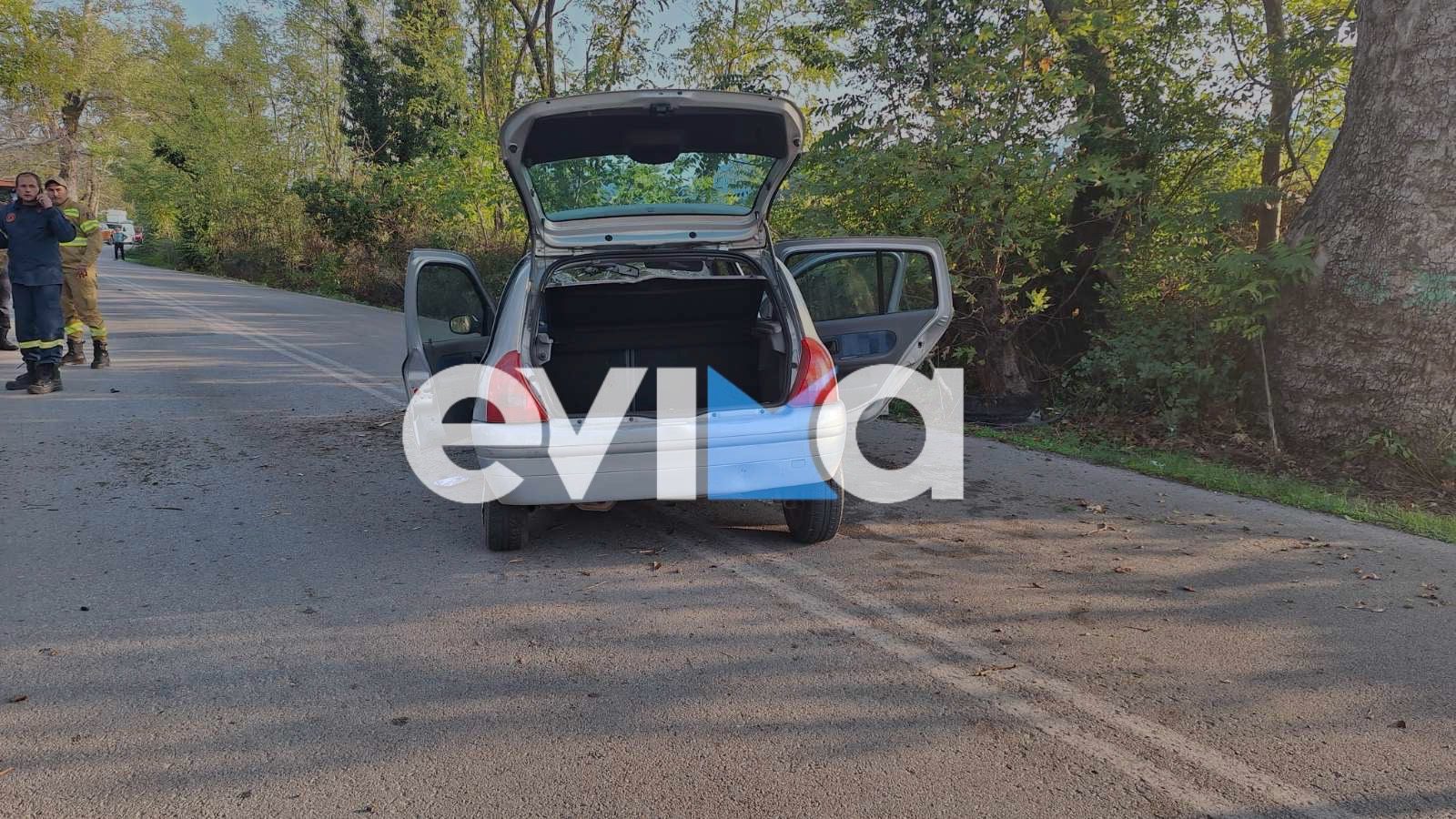 Σοβαρό τροχαίο στην Εύβοια: ΙΧ έπεσε πλάτανο – Δύο τραυματίες Σοβαρό τροχαίο στην Εύβοια: ΙΧ έπεσε πλάτανο – Δύο τραυματίες