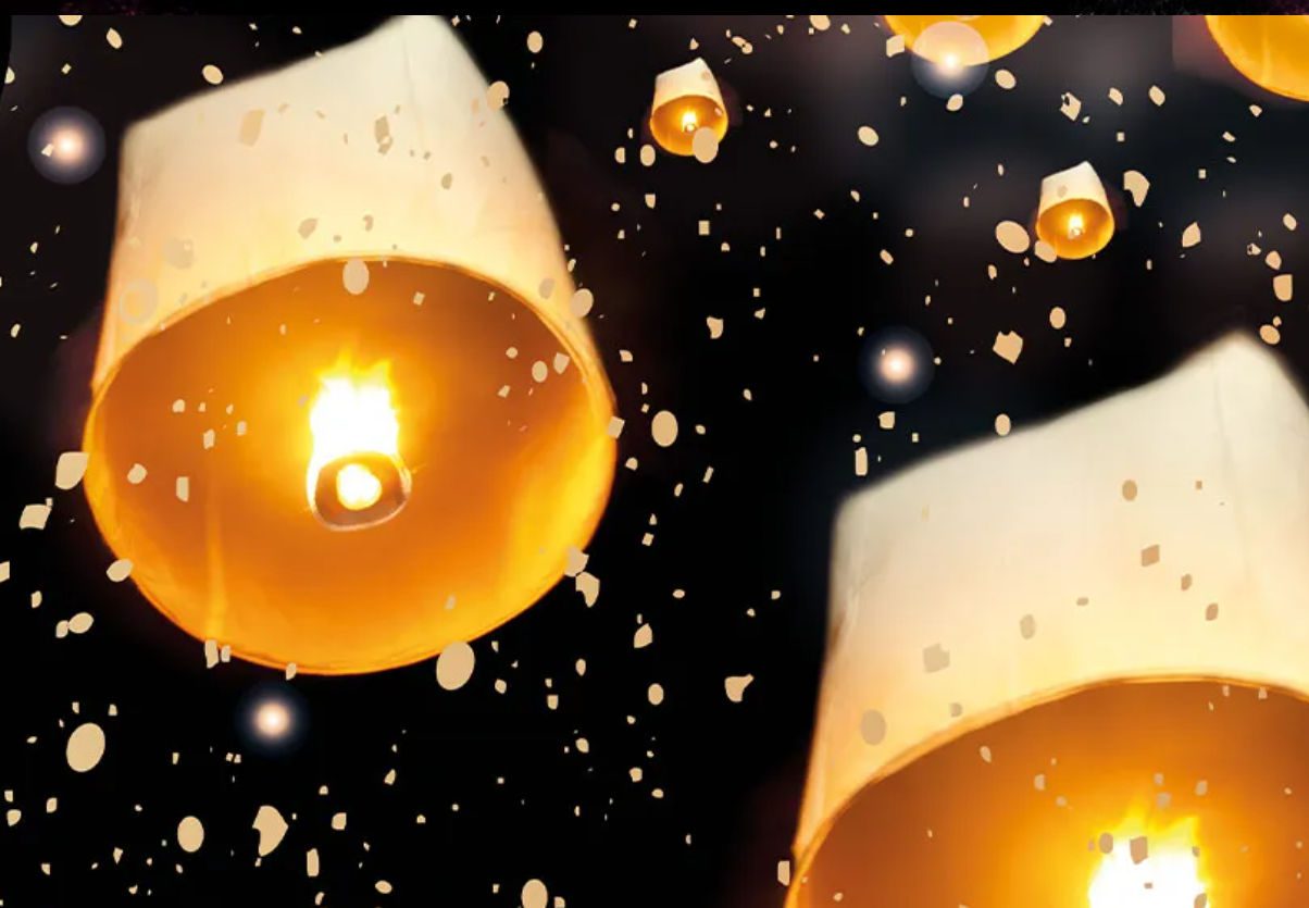 Πετούν ξανά στον ουρανό της Εύβοιας τα φαναράκια των ευχών