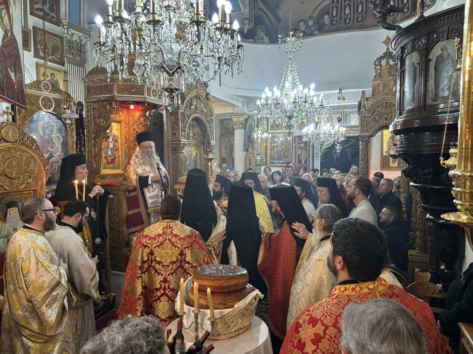 Στην Κύμη Μητροπολίτες για την ονομαστική γιορτή του Καρυστίας και Σκύρου