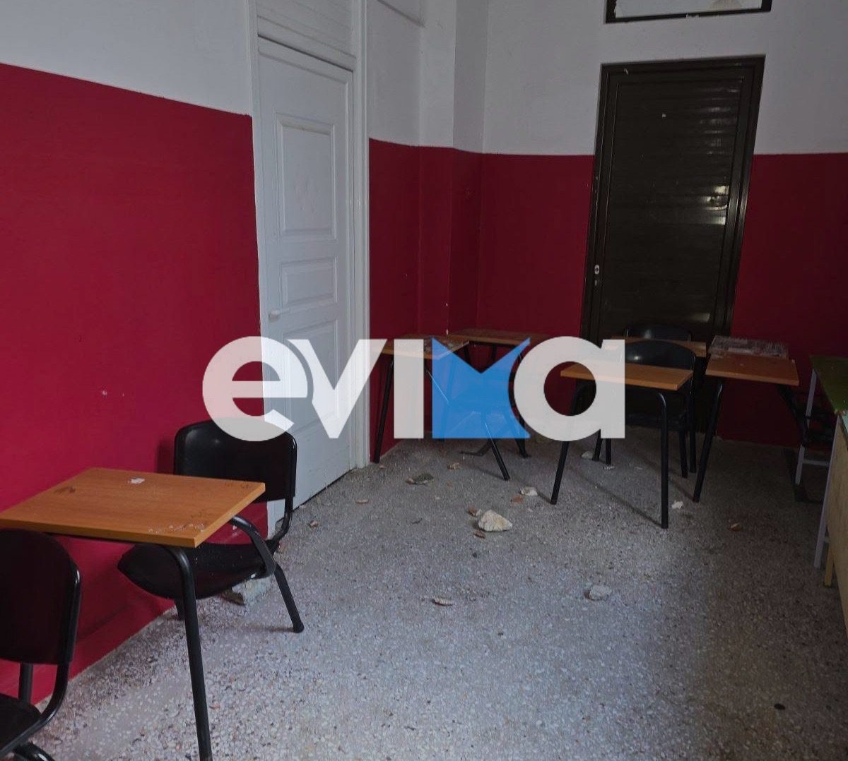 Σοβαρό περιστατικό στην Εύβοια: Κατέστρεψαν σχολείο και γήπεδο μπάσκετ – Εικόνες