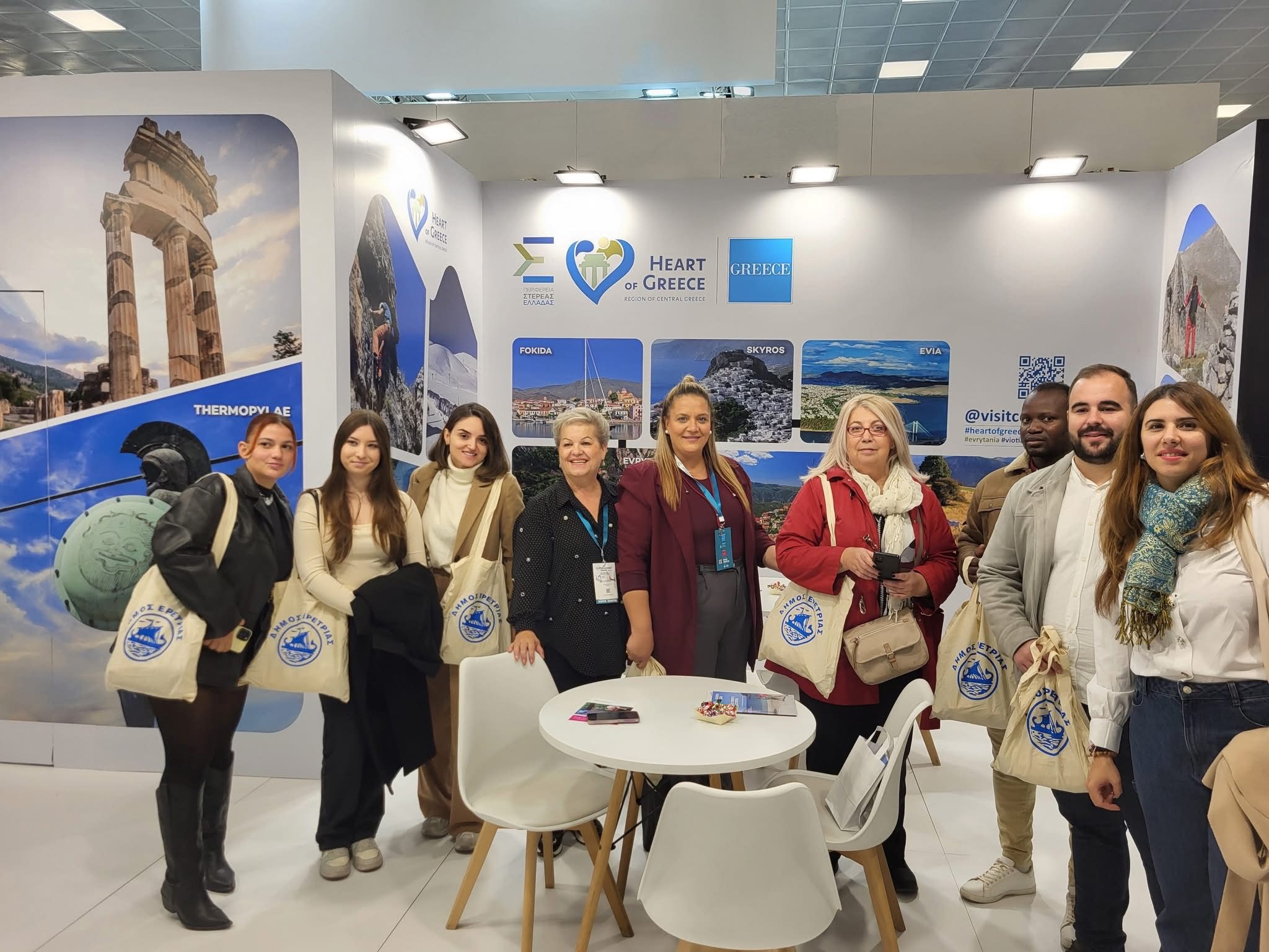 Η Ερέτρια «πρωταγωνίστησε» – Η Philoxenia γέμισε τις τσάντες της με τον τόπο μας