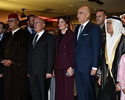 Στην εκδήλωση της Πρεσβείας των ΗΑΕ για την 54η Εθνική Ημέρα (Eid Al Etihad) η Καραμπατσώλη