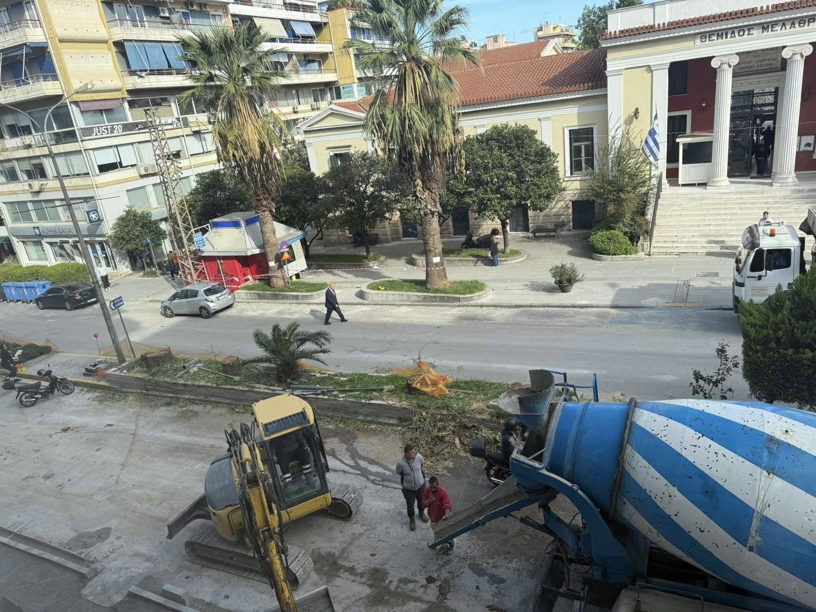 Σάλος στη Χαλκίδα: Έκοψαν δέντρα δεκαετιών σε κεντρικό δρόμο