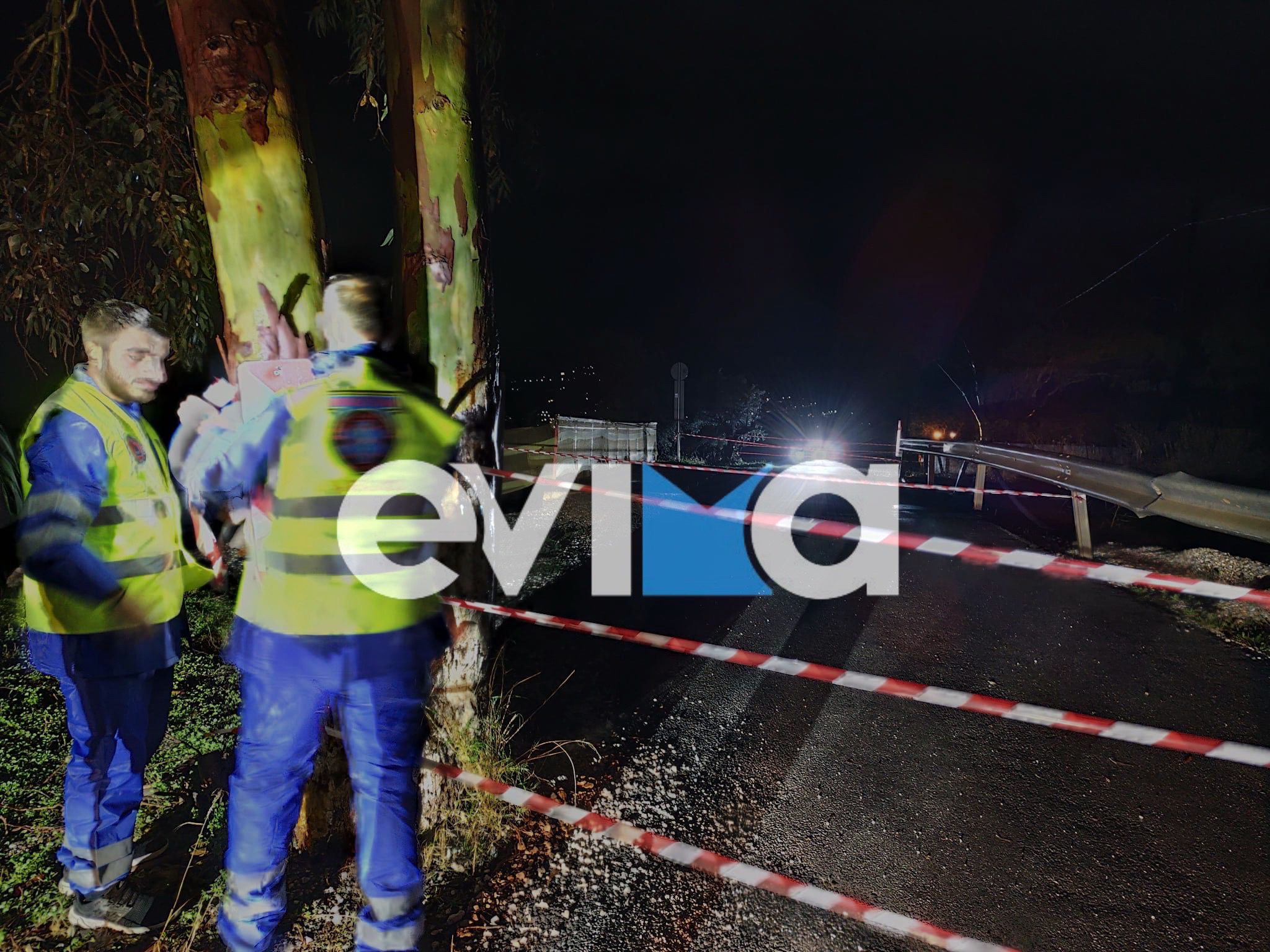 Κακοκαιρία στην Εύβοια: Έκλεισε γέφυρα, φουσκώνει επικίνδυνα κι άλλο ποτάμι