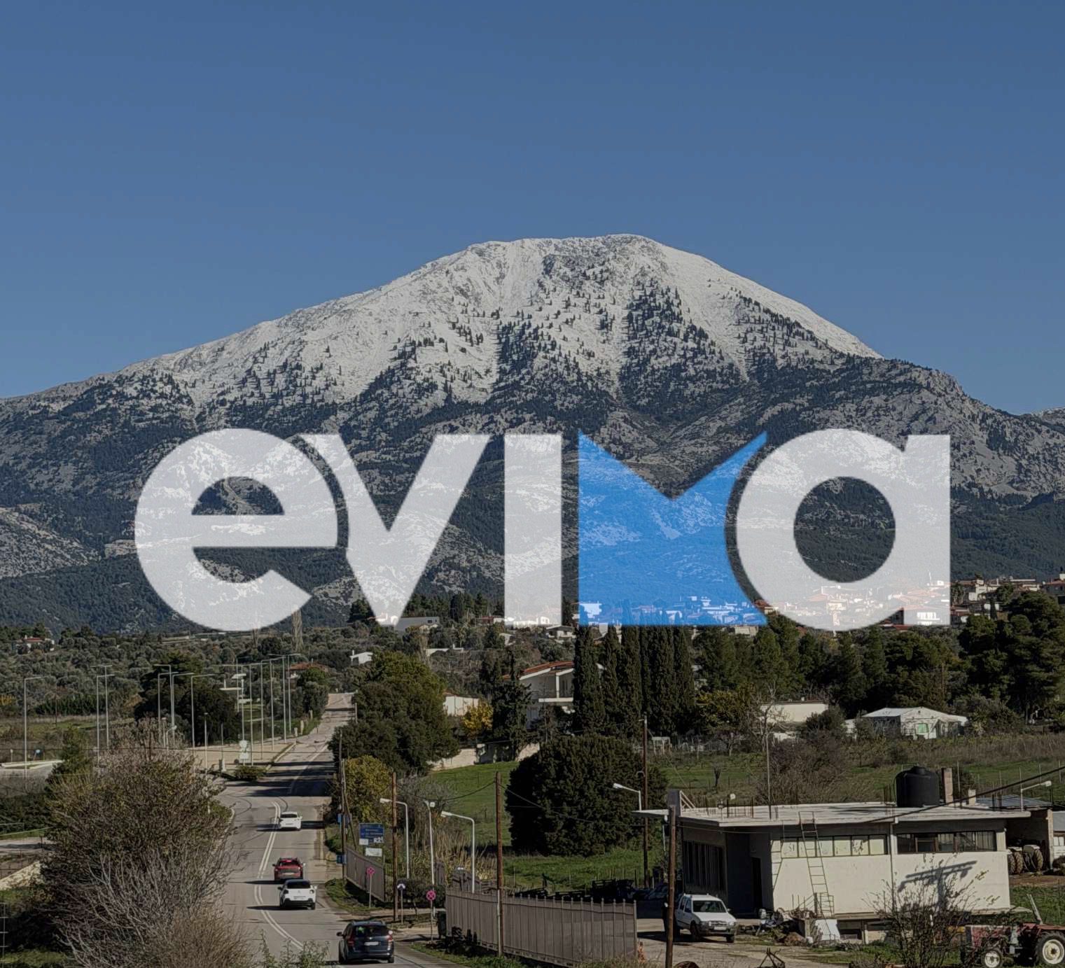 Έπεσαν τα πρώτα χιόνια στην Εύβοια! Πώς θα είναι ο καιρός σήμερα Κυριακή (28/12)