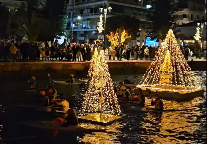 Μάγεψαν την παραλία της Χαλκίδας τα φαναράκια των ευχών – Βίντεο