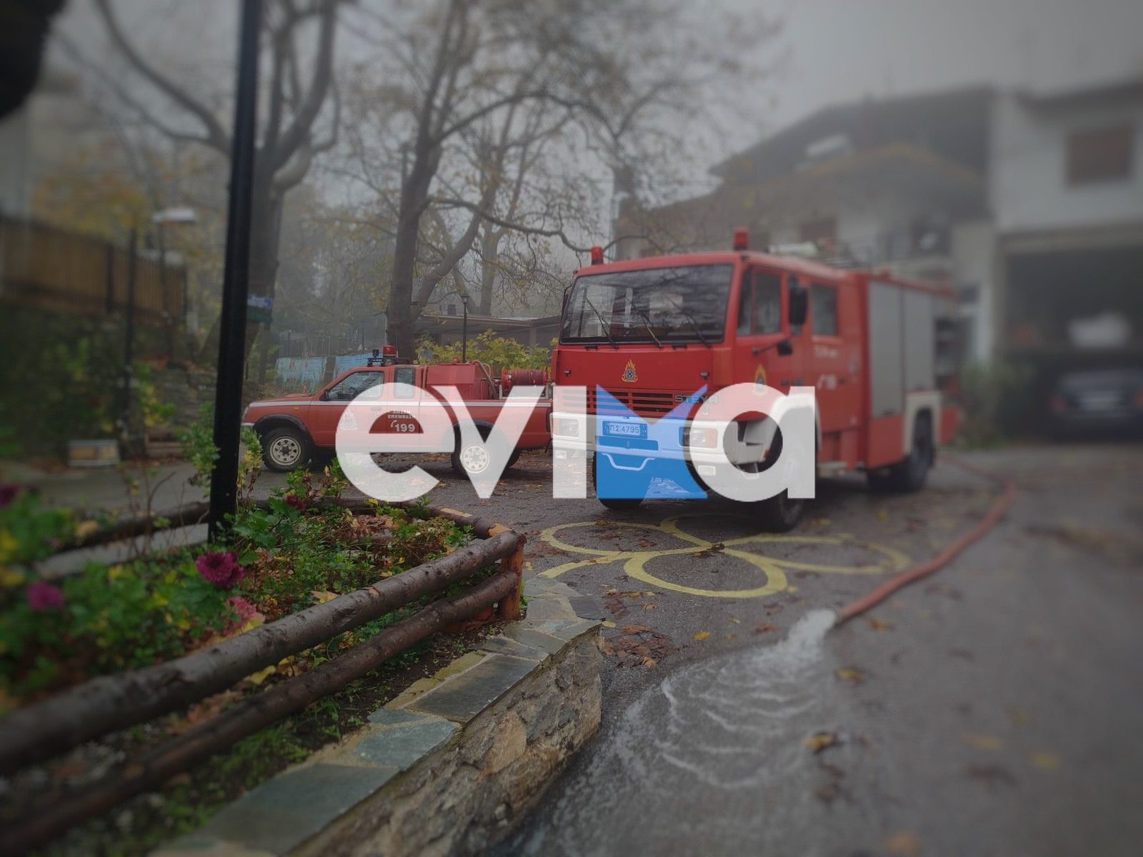 Κακοκαιρία στην Εύβοια: Πλημμύρισε ταβέρνα στη Σέττα